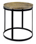 Bengal Manor Mango Wood And Metal Round End Table "CVFNR465"