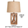 25.75"Th Resin Table Lamp Wppd Look "AVP777SNG"
