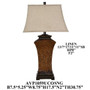 30.75 Poly Table Lamp "AVP1059UCOSNG"