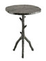 And Company Round Black Swinley Occasional Table "4171"