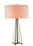 And Company Glass Lamont Crystal Table Lamp "6557"