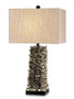 And Company Natural Round Villamare Shells Table Lamp "6862"