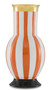 De Luca Coral Stripe Vase "1200-0387"