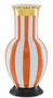 De Luca Coral Stripe Large Vase "1200-0391"