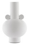 Happy 40 Round White Vase "1200-0392"