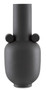 Happy 40 Long Black Vase "1200-0401"