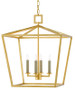 Denison Gold Medium Lantern "9000-0457"