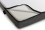 Emery 6-Inch Dual Layered Hypoallergenic Twin Size Memory Foam Mattress FE320-6-Twin By Baxton Studio