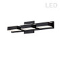 3 Light Led Wall Vanity, Matte Black Finish "VLD-215-3W-MB"