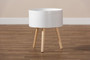 Jessen Mid-Century Modern White Wood Nightstand With Removable Top SR1703018-White-NS By Baxton Studio