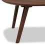 Scarlette Mid-Century Modern Walnut Finished Coffee Table Scarlette-Walnut-CT By Baxton Studio