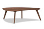 Scarlette Mid-Century Modern Walnut Finished Coffee Table Scarlette-Walnut-CT By Baxton Studio