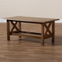 Reese Traditional Transitional Walnut Brown Finished Rectangular Wood Coffee Table SW5208-Walnut-M17-CT By Baxton Studio