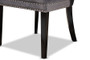 Remy Modern Transitional Grey Velvet Fabric Upholstered Espresso Finished 2-Piece Wood Dining Chair Set Set WS-F458-Grey Velvet/Espresso-DC By Baxton Studio