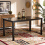 Eveline Modern and Contemporary Espresso Brown Finished Rectangular Wood Dining Table RH7008T-Dark Brown-DT By Baxton Studio