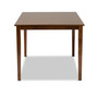 Eveline Modern and Contemporary Walnut Brown Finished Rectangular Wood Dining Table RH7008T-Walnut-DT By Baxton Studio