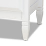 Naomi Classic and Transitional White Finished Wood 6-Drawer Bedroom Dresser MG0038-White-6DW-Dresser By Baxton Studio