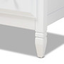 Naomi Classic and Transitional White Finished Wood 4-Drawer Bedroom Chest MG0038-White-4DW-Chest By Baxton Studio