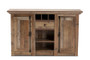 Albert Modern and Contemporary Farmhouse Rustic Finished Wood 2-Door Dining Room Sideboard Buffet BH-001-Yosemile Oak-Buffet By Baxton Studio