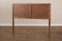 Seren Mid-Century Modern Walnut Brown Finished Wood Full Size Headboard MG97093-Ash Walnut-HB-Full By Baxton Studio