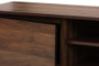 Landen Mid-Century Modern Walnut Brown and Gold Finished Wood TV Stand LV10TV1013WI-Columbia/Gold-TV By Baxton Studio