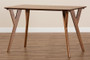 Sahar Mid-Century Modern Transitional Walnut Brown Finished Wood Dining Table BBT4074-Walnut-DT By Baxton Studio