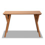 Sahar Mid-Century Modern Transitional Walnut Brown Finished Wood Dining Table BBT4074-Walnut-DT By Baxton Studio