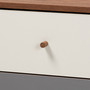 Halden Mid-Century Modern Multicolor Walnut Brown and Grey Gradient Finished Wood 2-Door Dining Room Sideboard Buffet FP-11022-Grey/Walnut-Sideboard By Baxton Studio