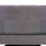 Esther Modern and Contemporary Grey Velvet Fabric Upholstered and Dark Brown Finished Wood Storage Ottoman WS-20716-Grey/Espresso-Otto By Baxton Studio