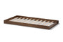 Payton Modern and Contemporary Brown-Finished Twin Trundle HT-Walnut Brown-Trundle By Baxton Studio