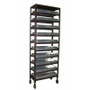 Rolling Rack With 10 Vintage Tray "00586"