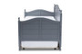 Mara Cottage Farmhouse Grey Finished Wood Twin Size Daybed With Roll-Out Trundle Bed MG0030-Grey-Daybed By Baxton Studio