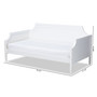 Mariana Classic And Traditional White Finished Wood Twin Size Daybed Mariana-White-Daybed By Baxton Studio