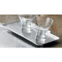 Hammered Rectangle Plate, Pack Of 6 "12301"