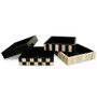 Black & White Cocktail Napkin Box Assorted 4, Pack Of 4 "12595"
