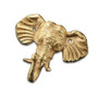 Iron Gilded Elephant Hook (Pack Of 4) "13949"