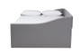 Haylie Modern And Contemporary Light Grey Fabric Upholstered Queen Size Daybed CF9046-B-Light Grey-Daybed-Q By Baxton Studio