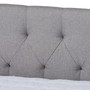 Delora Modern And Contemporary Light Grey Fabric Upholstered Full Size Daybed CF9044-B-Light Grey-Daybed-F By Baxton Studio