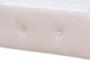 Amaya Modern And Contemporary Light Pink Velvet Fabric Upholstered Queen Size Daybed With Trundle CF8825-Light Pink-Daybed-Q/T By Baxton Studio