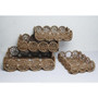 Rectangle Jute Baskets (Set Of 4) - (Pack Of 2) "13341"