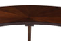 Berlin Mid-Century Modern Walnut Finished Wood Curved Dining Bench Berlin-Walnut-Bench By Baxton Studio