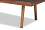Larisa Mid-Century Modern Charcoal Fabric Upholstered Wood Bench BBT5364-Dark Grey-Bench By Baxton Studio