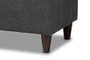 Brette Mid-Century Modern Charcoal Fabric Upholstered Dark Brown Finished Wood Storage Bench Ottoman BBT3162-Dark Grey-Otto By Baxton Studio