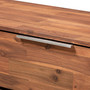 Austin Modern And Contemporary Caramel Brown Finished 6-Drawer Wood Dresser Austin-Almond-Dresser By Baxton Studio