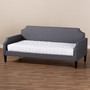 Grey Fabric Upholstered Twin Size Sofa Daybed Walden-Grey-Daybed By Baxton Studio