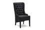 Vincent Grey Button-Tufted Chair TSF-8124-Grey Chair By Baxton Studio