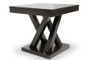 Everdon Dark Brown End Table SA109-Side Table By Baxton Studio