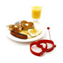 Silicone Heart Pancake/Egg Rings,2Pc (Pack Of 52) "999R"