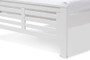 White-Finished Wood Twin Platform Bed With Trundle HT1704-White-Twin-TRDL By Baxton Studio
