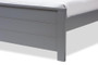 Best Grey-Finished Wood Twin Platform Bed With Trundle HT1702-Grey-Twin-TRDL By Baxton Studio
